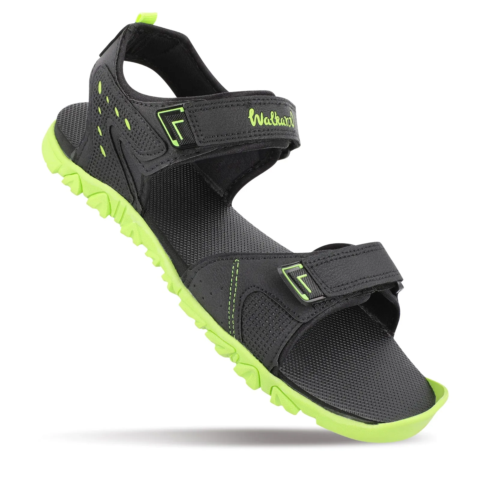 synthetic leather Stay Casual Men's Sports Sandal - WC4365 Black Green