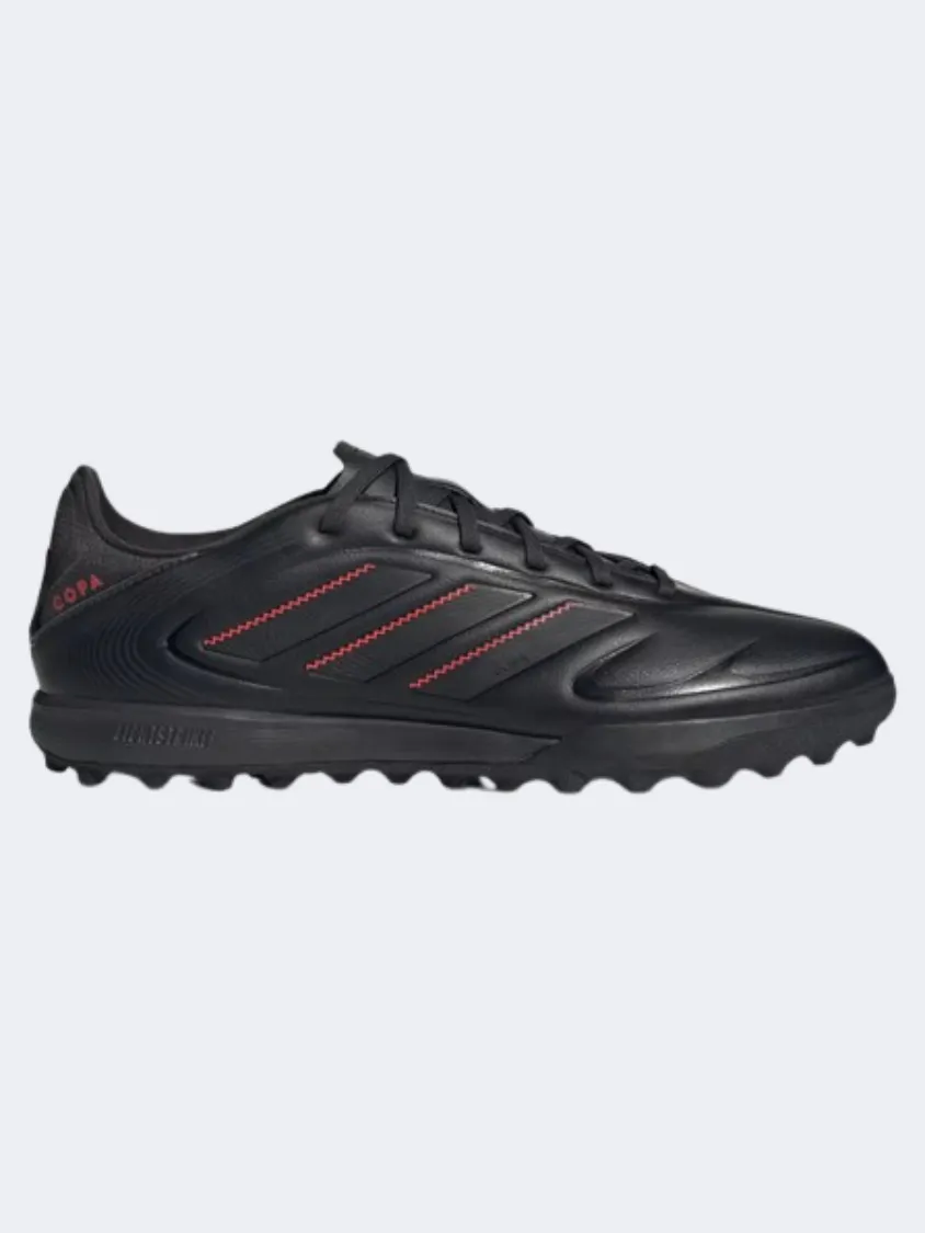 Adidas Copa Pure Iii League Men Football Shoes Black/Carbon/Red Breathable Material Pro Grip
