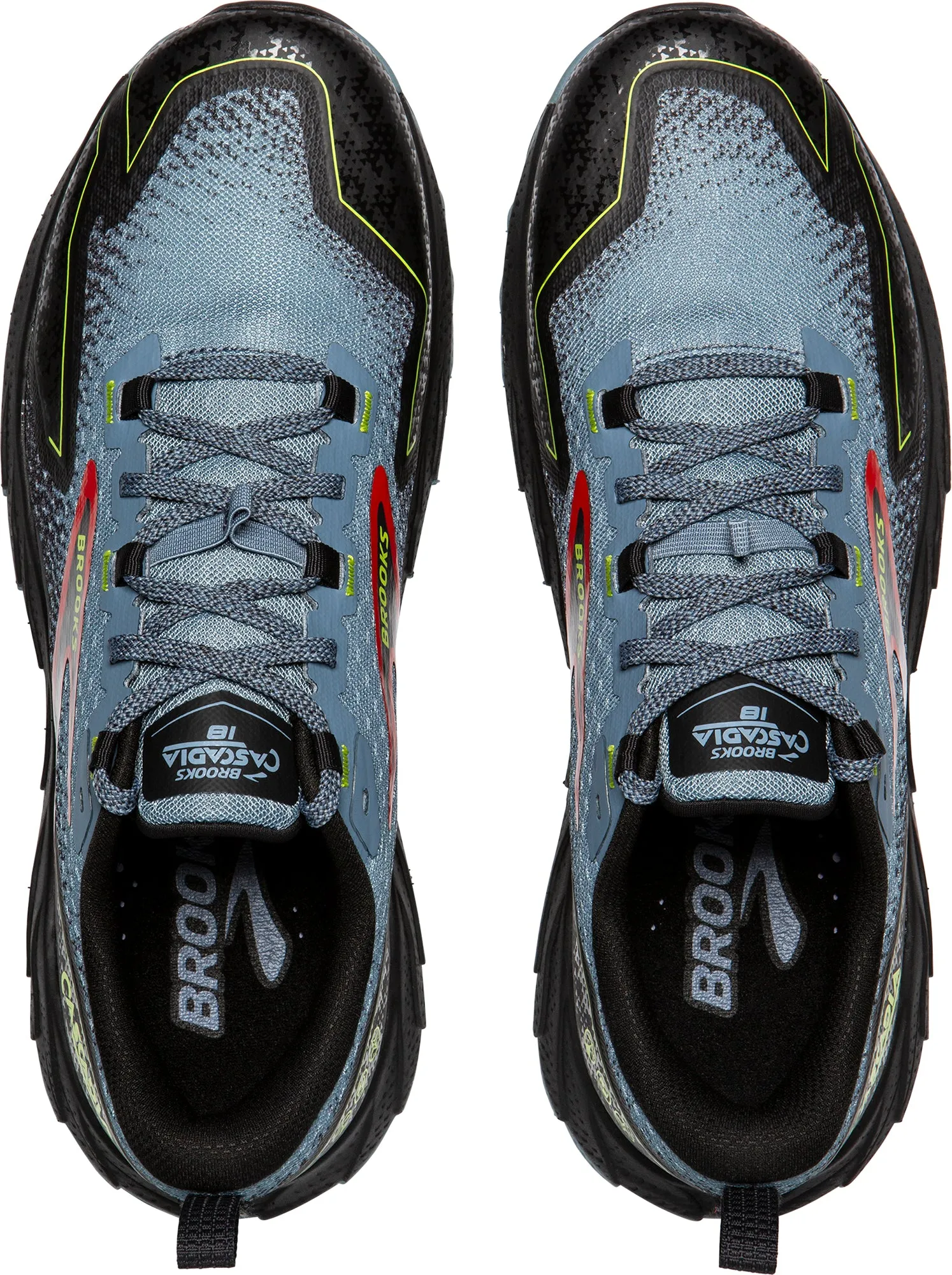 Brooks Cascadia 18 Mens Trail Running Shoes - Blue Gloss Mood