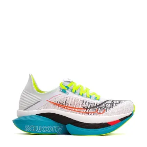 Comfort Fit Saucony Men Endorphin Elite 2 White Mutant S30994-97