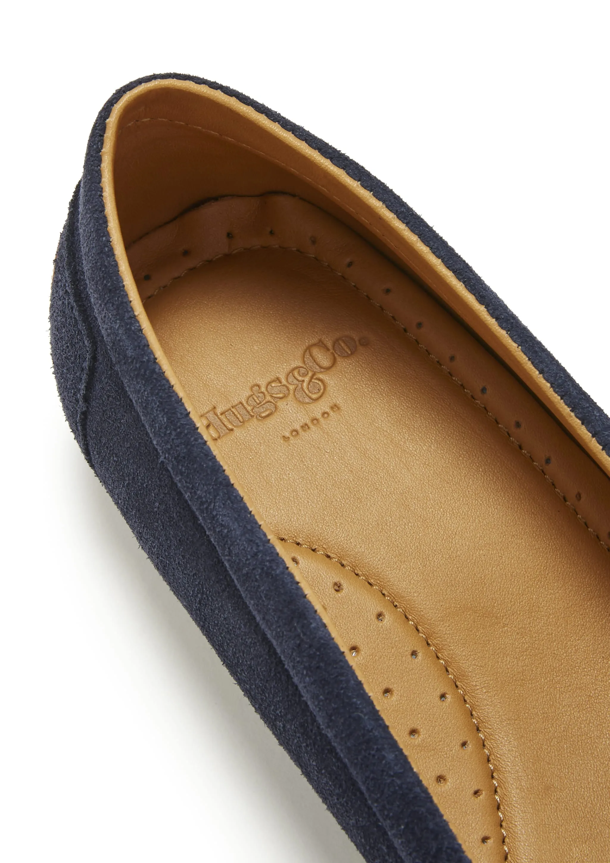 Women's Chukka Espadrilles, navy blue suede Active Feet Motion Balance