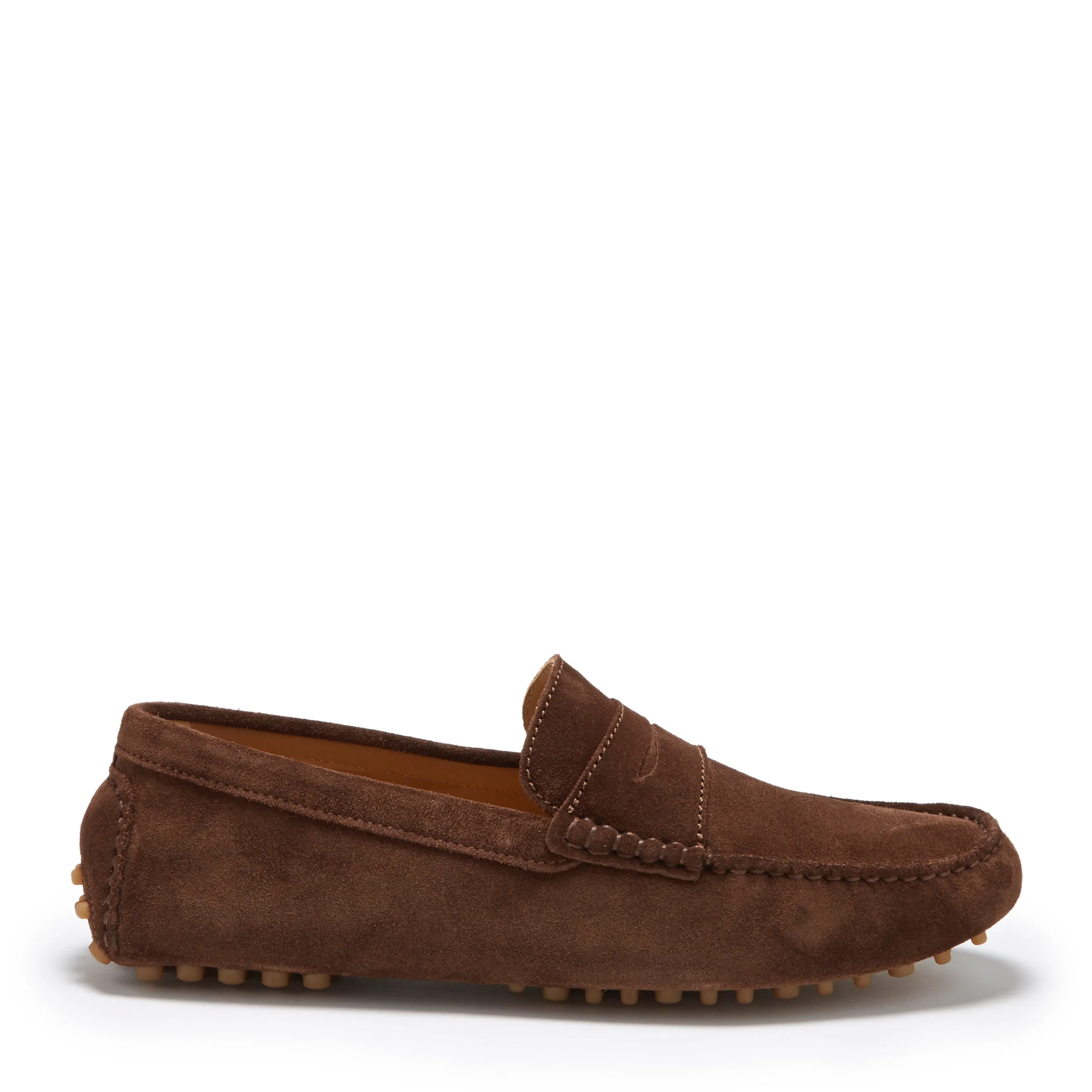 Board Room Penny Driving Loafers, brown suede