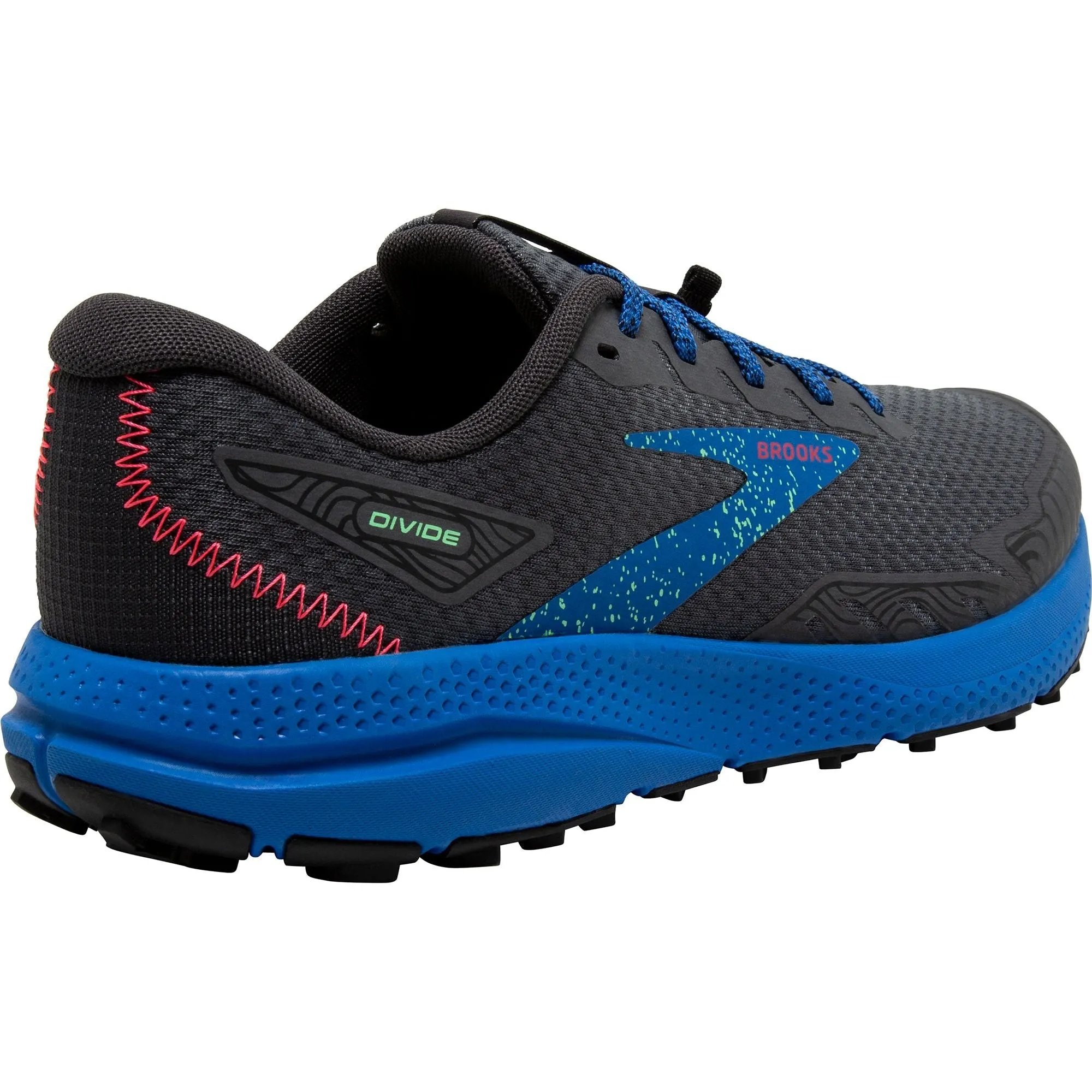 Brooks Divide 4 Mens Trail Running Shoes - Black Surf Mode