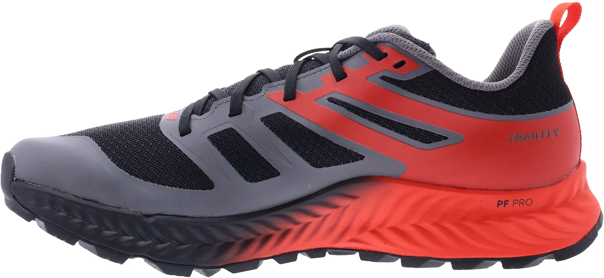 Grace Walk Ergonomic City Adventure Inov8 TrailFly WIDE FIT Mens Trail Running Shoes - Black