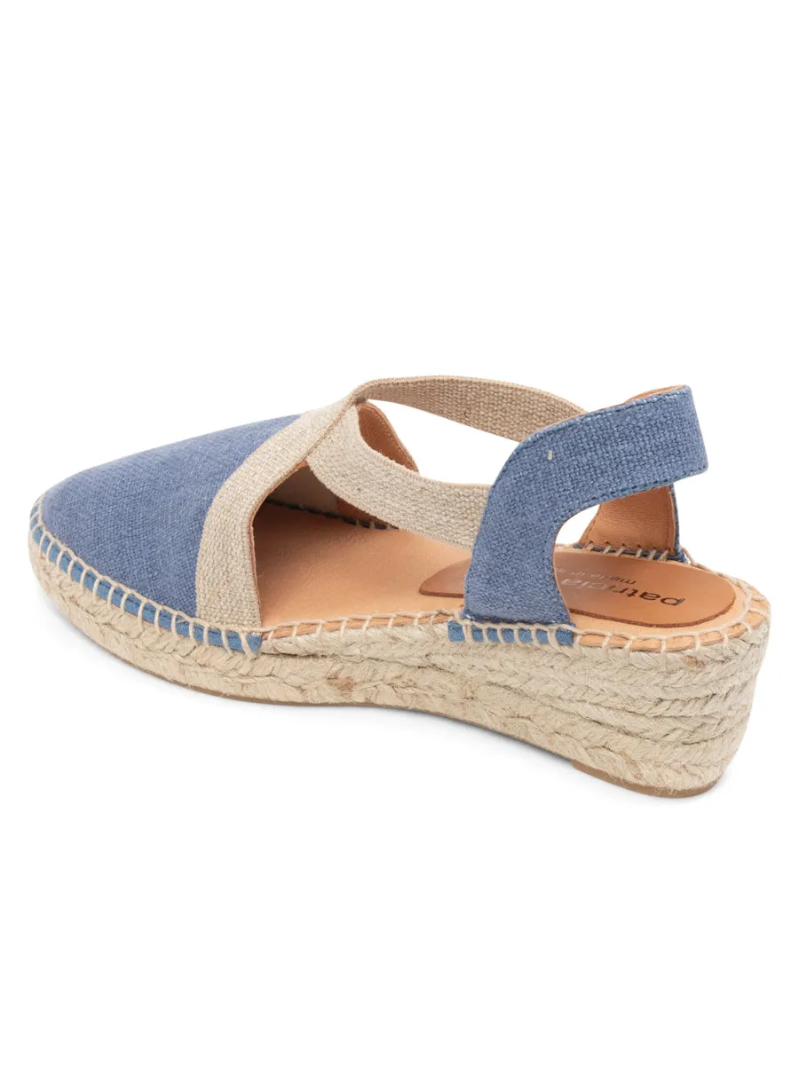 Stand All Day Grace Closed Toe Elastic Espadrille