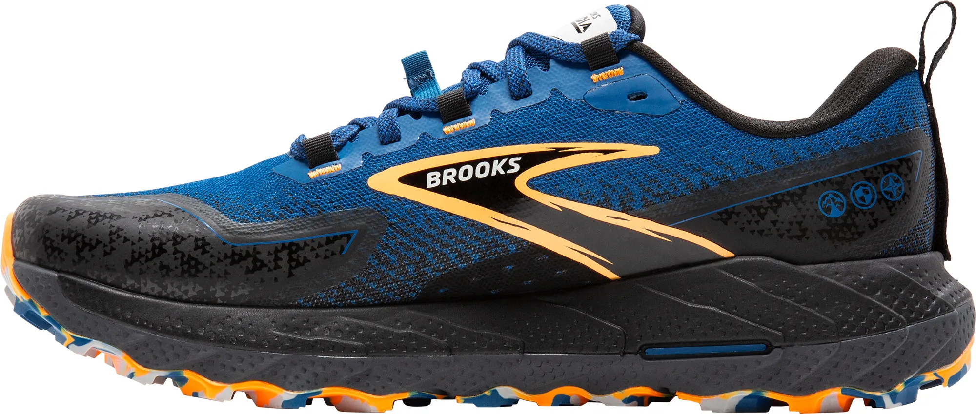 Brooks Cascadia 18 Mens Trail Running Shoes - Blue Comfort Walk