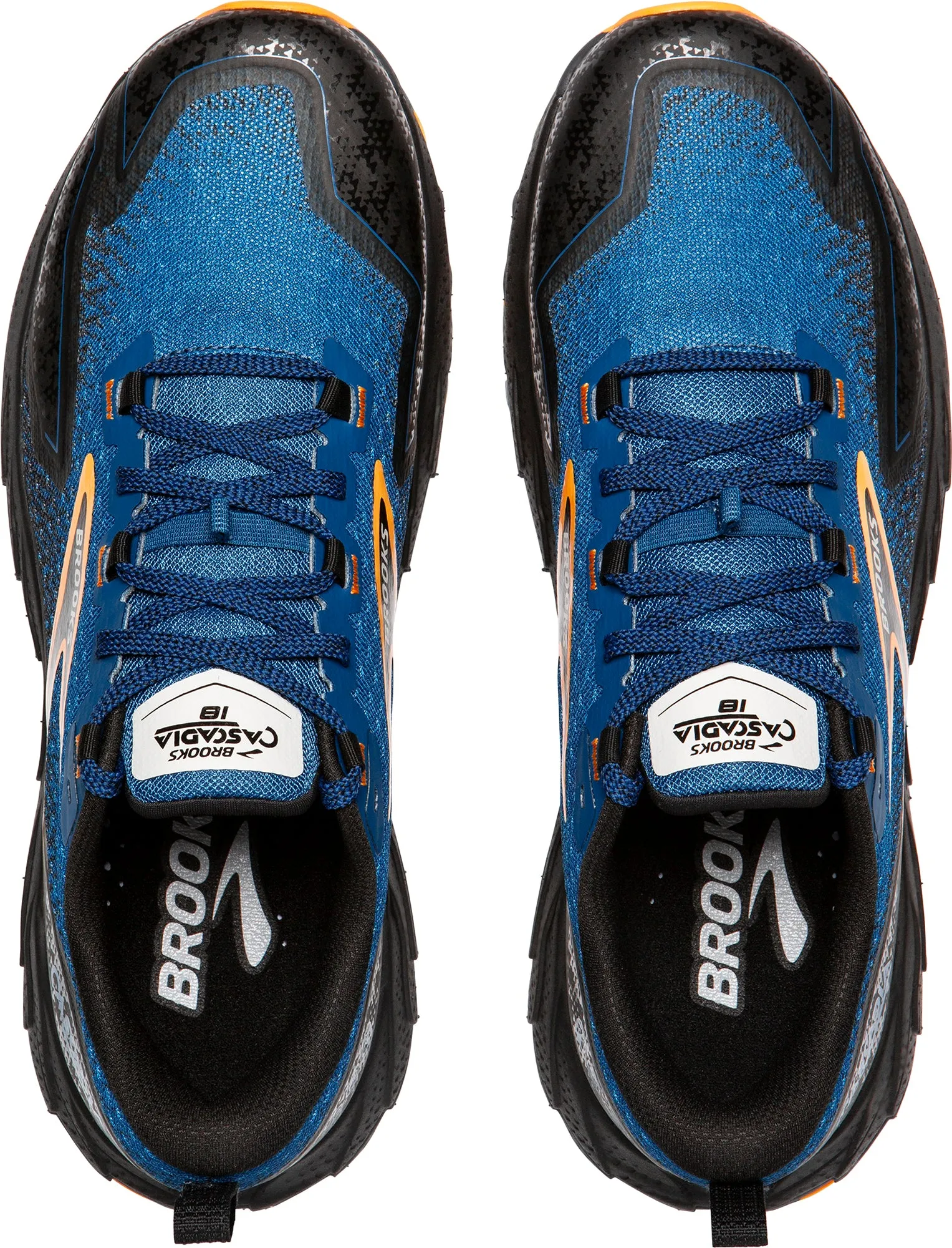 Heart Glow Freeze Proof Brooks Cascadia 18 Mens Trail Running Shoes - Blue