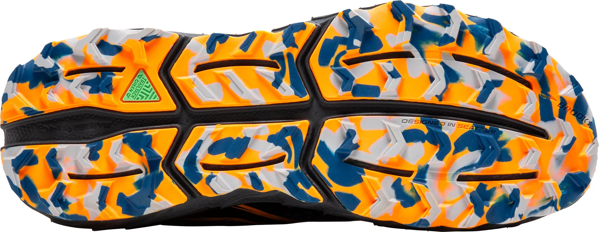 Brooks Cascadia 18 Mens Trail Running Shoes - Blue Global Cool