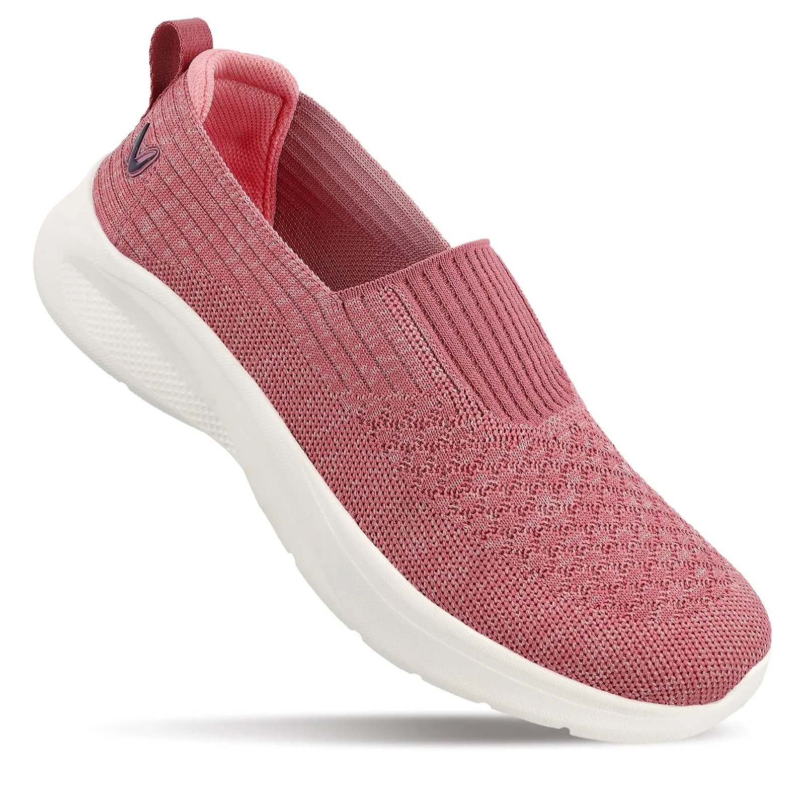 Women's Slip-on Walking Shoe - WS3266 Peach Quick Fit Shoes Padded collar