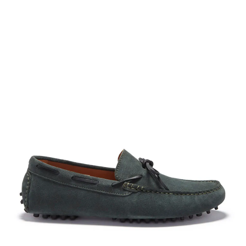 Laced Driving Loafers, racing green suede Daily Pace Work Ready