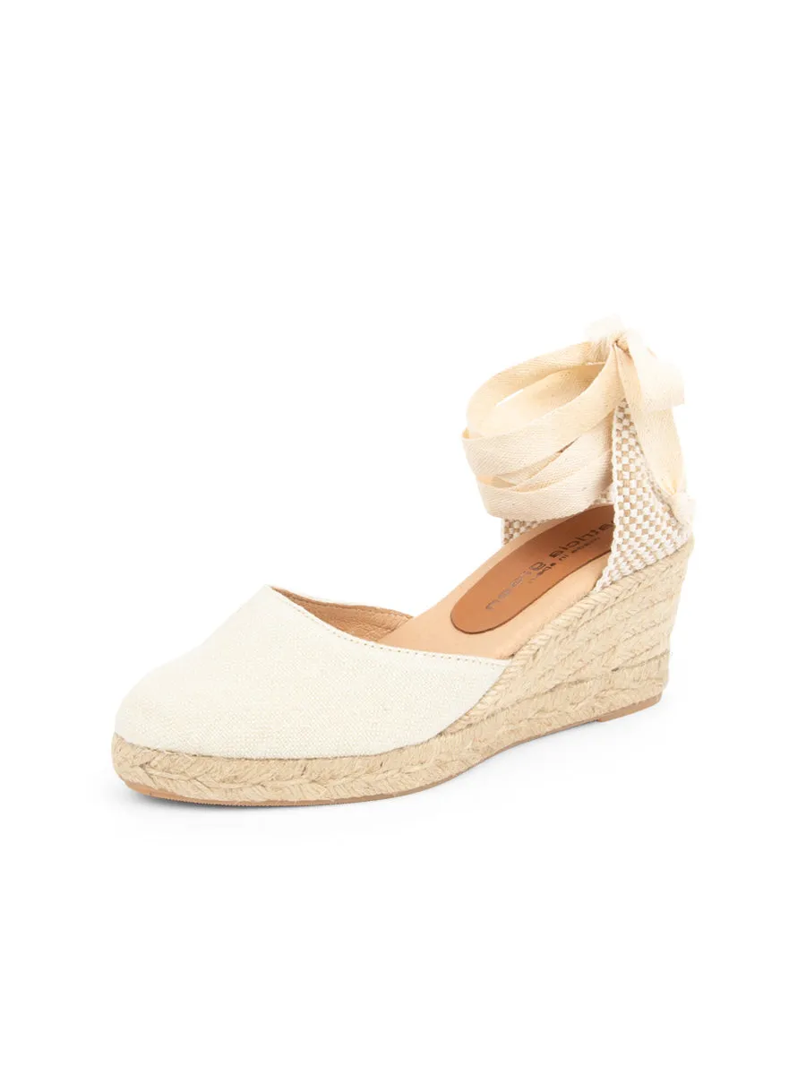 Sport Move Memory foam insole Leon Closed Toe Lace Up Espadrille