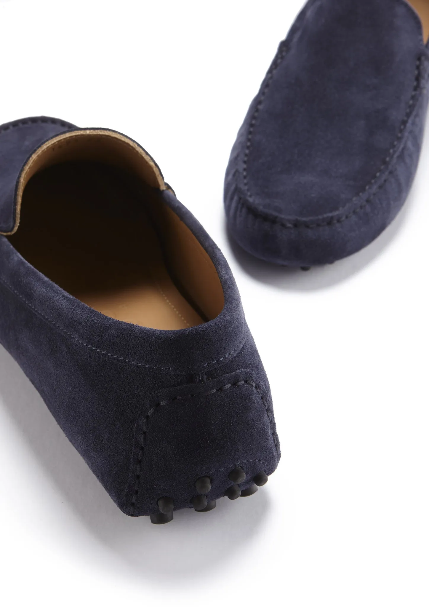 Soft Comfort Fit Driving Loafers, navy blue suede