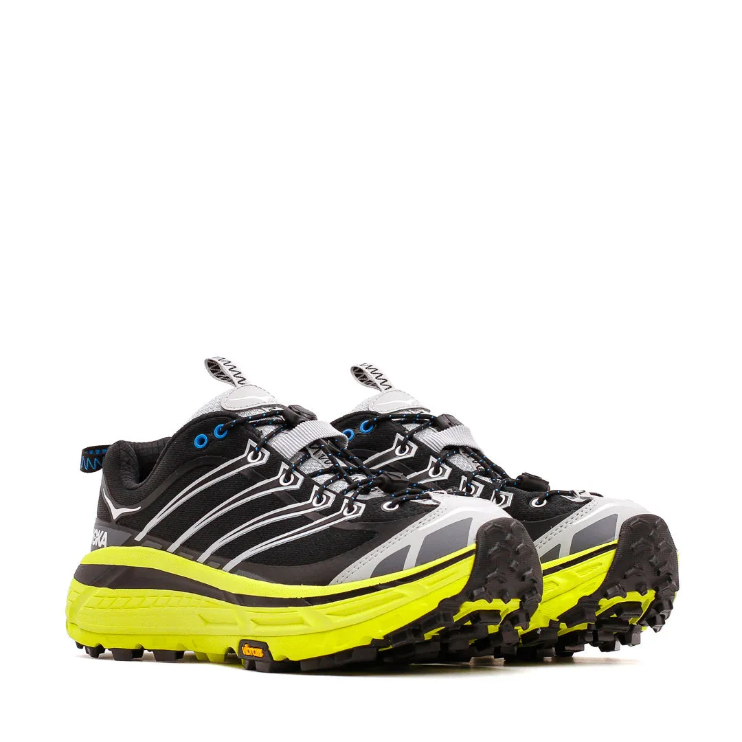 Hoka One One Men Mafate Three2 Black Hoka Citrus 1141572-BHK Durable Build Hiking Trails Shockproof