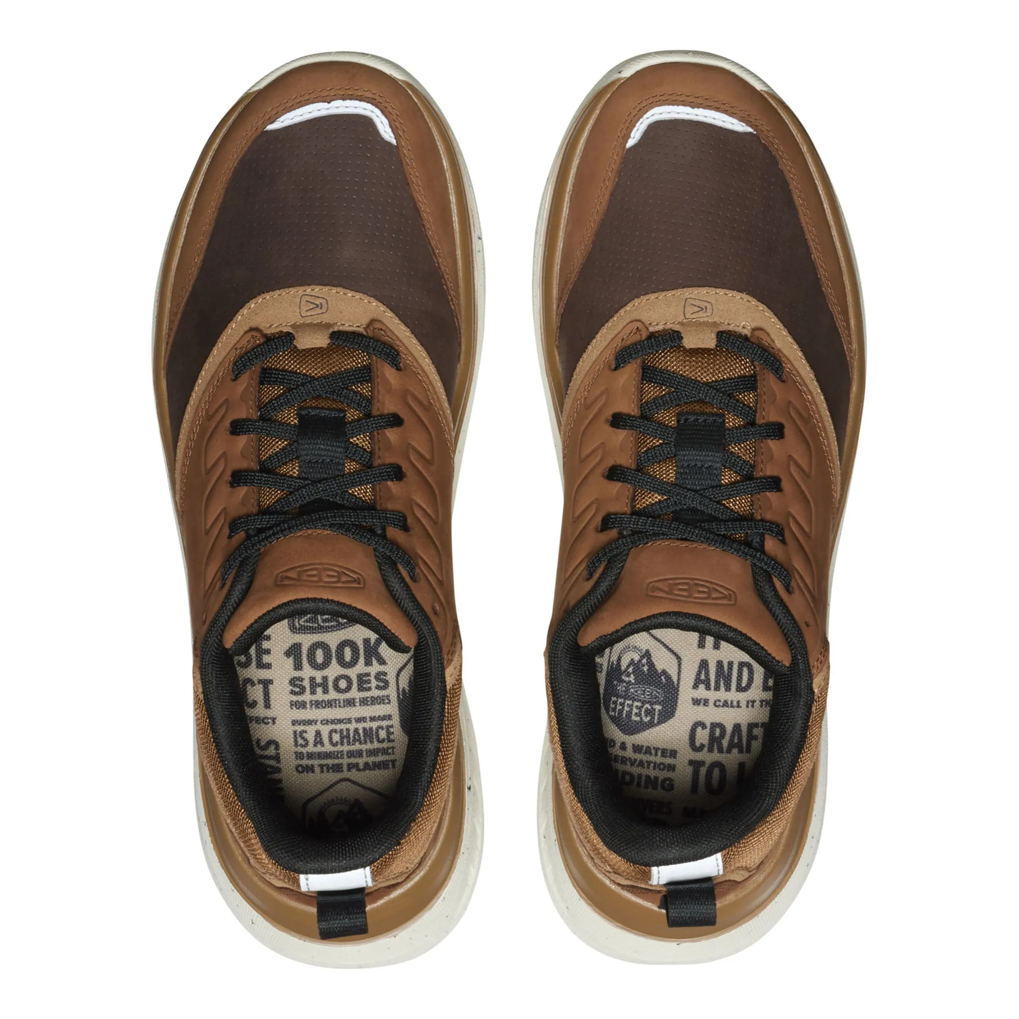 Supportive Core Fitness Training Forest Path Men's WK400 Leather Walking Shoe Bison/Toasted Coconut