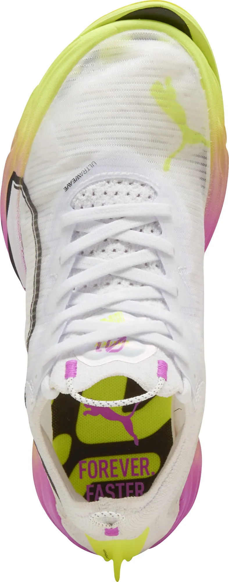 Dinner Look Puma Fast-R Nitro Elite 2 Ekiden Glow Mens Running Shoes - White