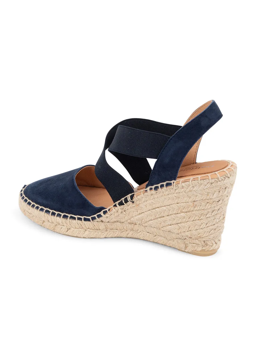 Mila Espadrille with Elastic Straps Firm Grip