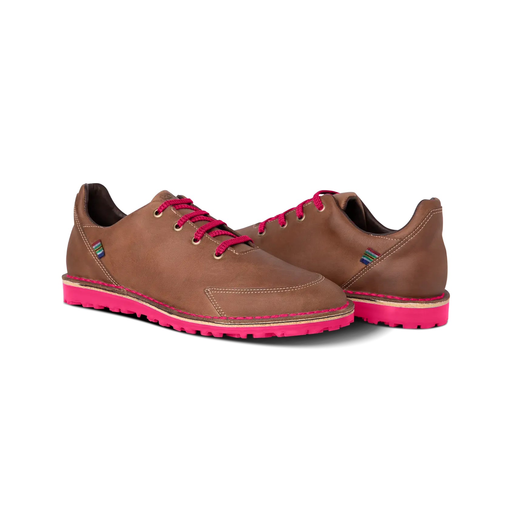 Veldskoen Hadeda Loft Golf Shoe (Hot Pink Sole) Solid Hold
