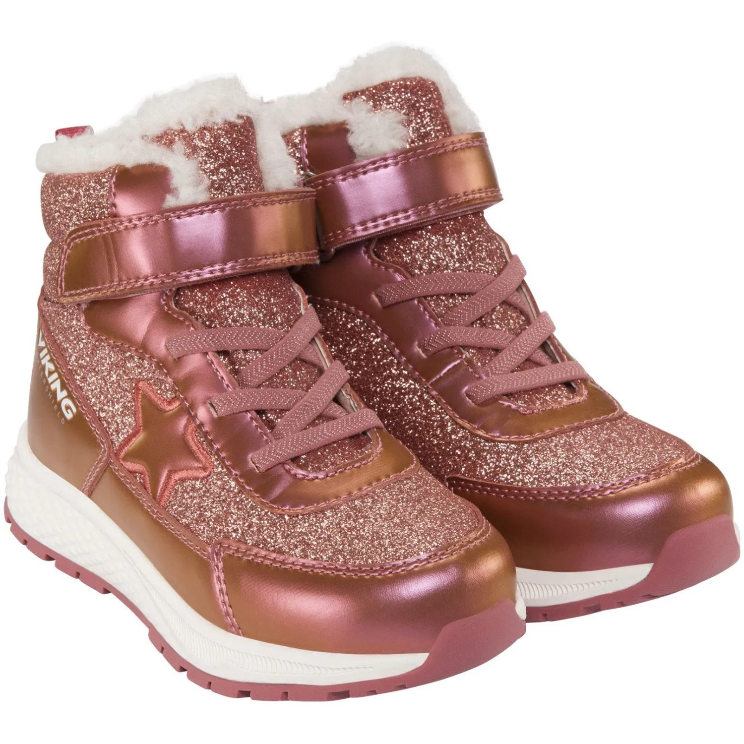 VIKING Pink Equip Star Warm WP 1V SL Snow Snow Heavy Duty Boots Snow Proof