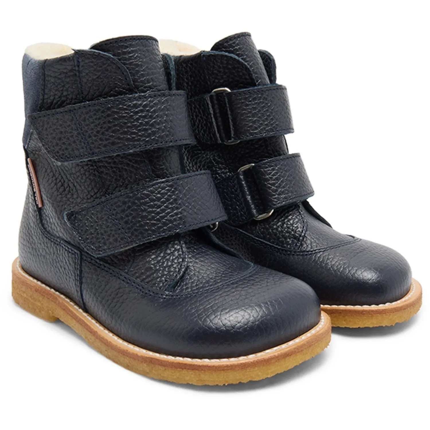 Snow Explorer Snow Trek Angulus Navy/Blue FAnd Tex-Boot Med Velcro Closure