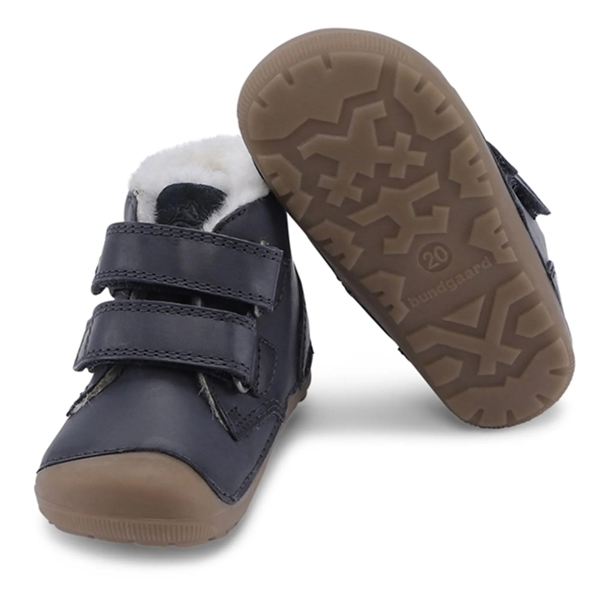 Bundgaard Petit Mid Winter Strap Prewalker Navy WS Snow Winter Trail Adventure Comfortable