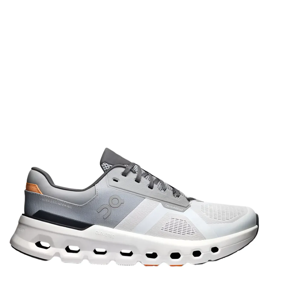 On Men's Cloudrunner 2 Running Shoes in Wolf/Ivory SS25 practical shoe usefulness