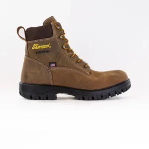 Thorogood 6" Chestnut Genesis Series Waterproof (Men's) - Chestnut Classic White Heels