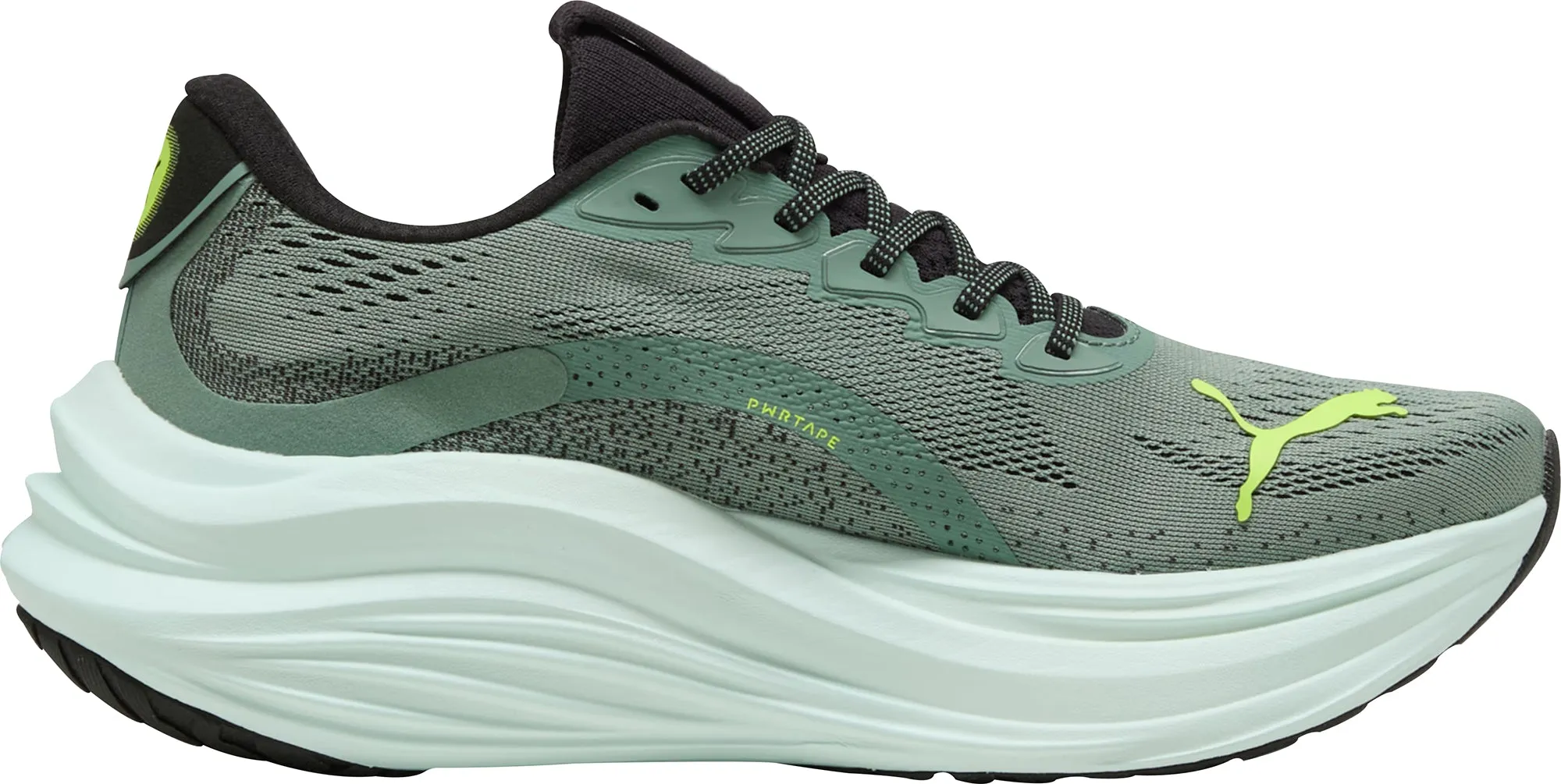 Neutral Glow Wet Land Puma MagMax Nitro Mens Running Shoes - Green