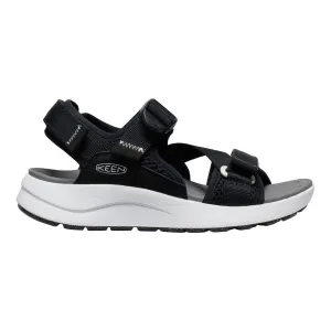 Women's Elle Sport Backstrap Sandal Black/Steel Grey Shock absorption