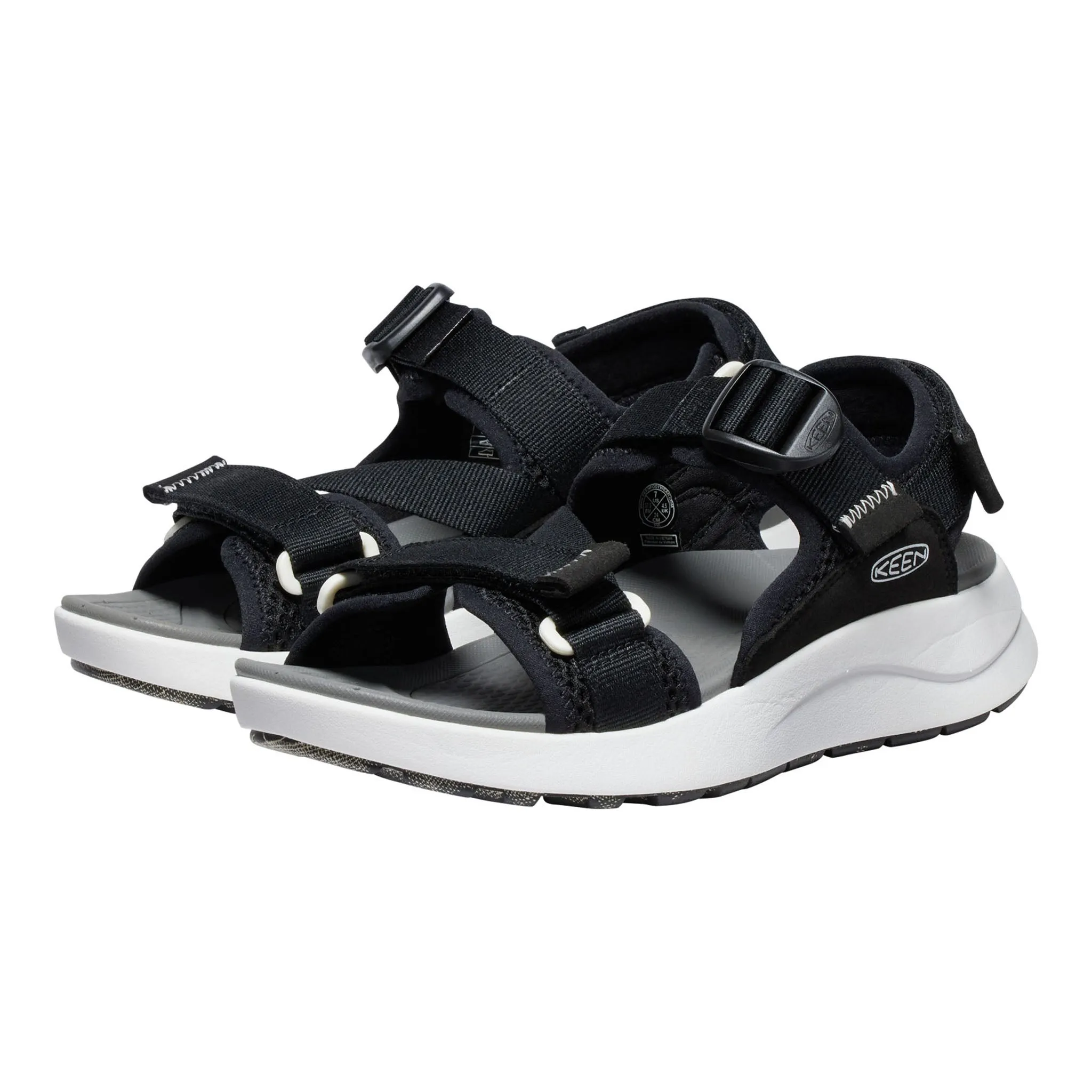 Mild Style Street Day Women's Elle Sport Backstrap Sandal Black/Steel Grey