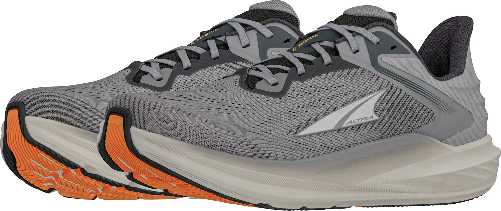 Feather Light Modern Commuters Buckle Fit Altra Torin 8 Mens Running Shoes - Grey