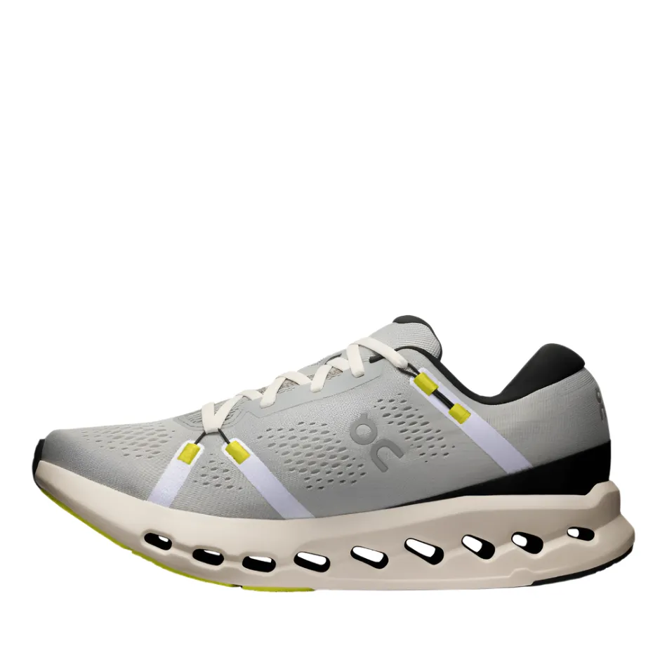 On Men's Cloudsurfer 2 Running Shoes in Glacier/Ivory SS25 Quick Dry Technology joggers