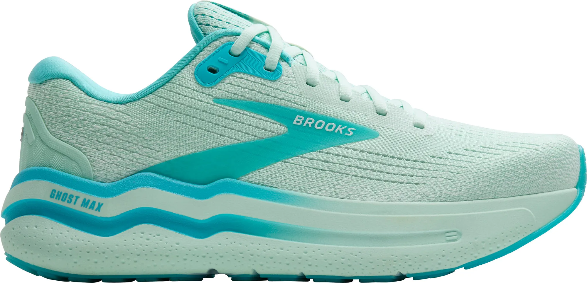 Cliff Edge Brooks Ghost Max 2 Mens Running Shoes - Green
