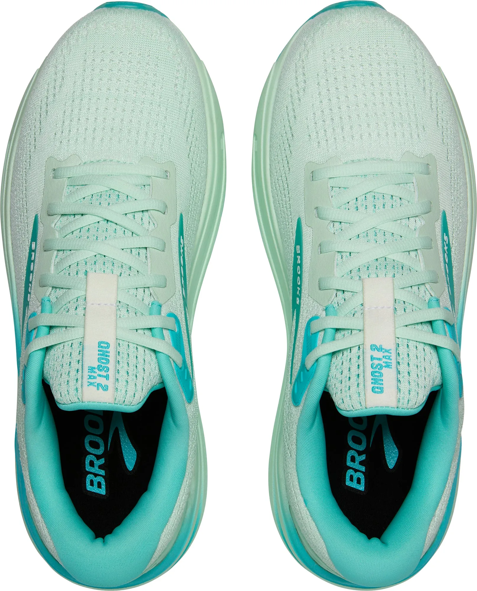 Brooks Ghost Max 2 Mens Running Shoes - Green All Comfort Lightweight