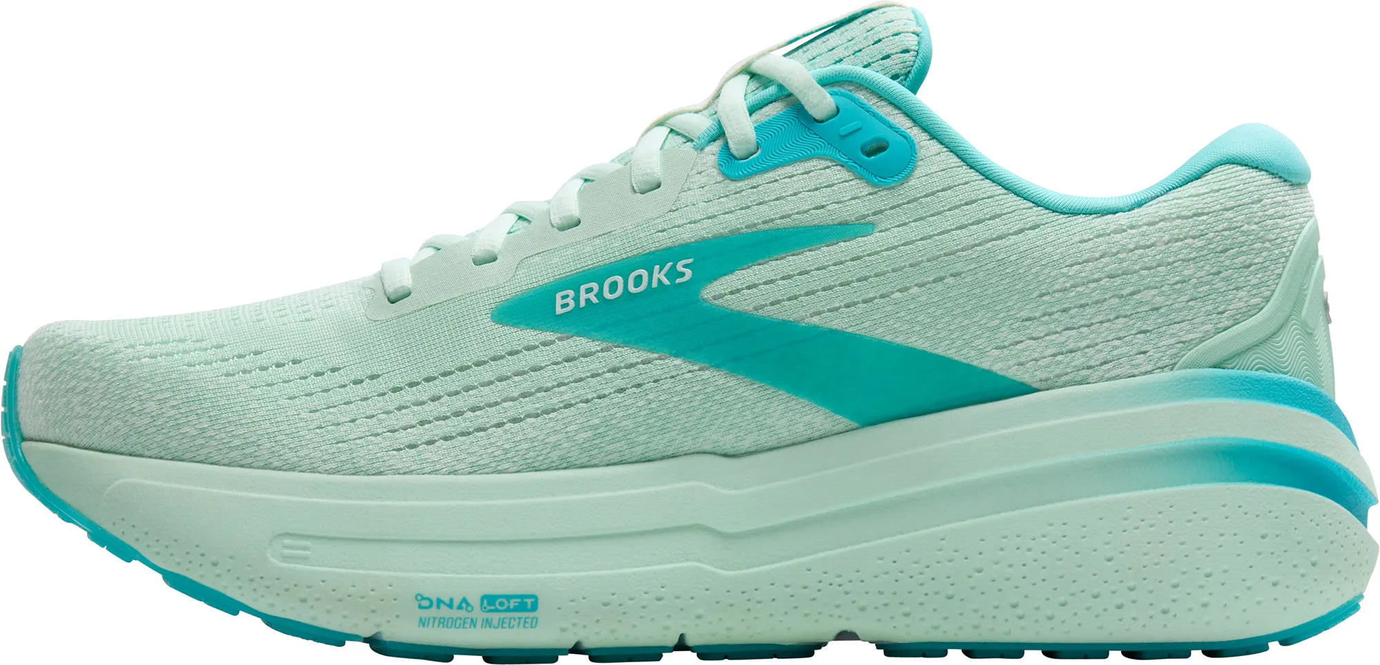 Seamless Fit Outdoor Explorers Shock Guard Brooks Ghost Max 2 Mens Running Shoes - Green