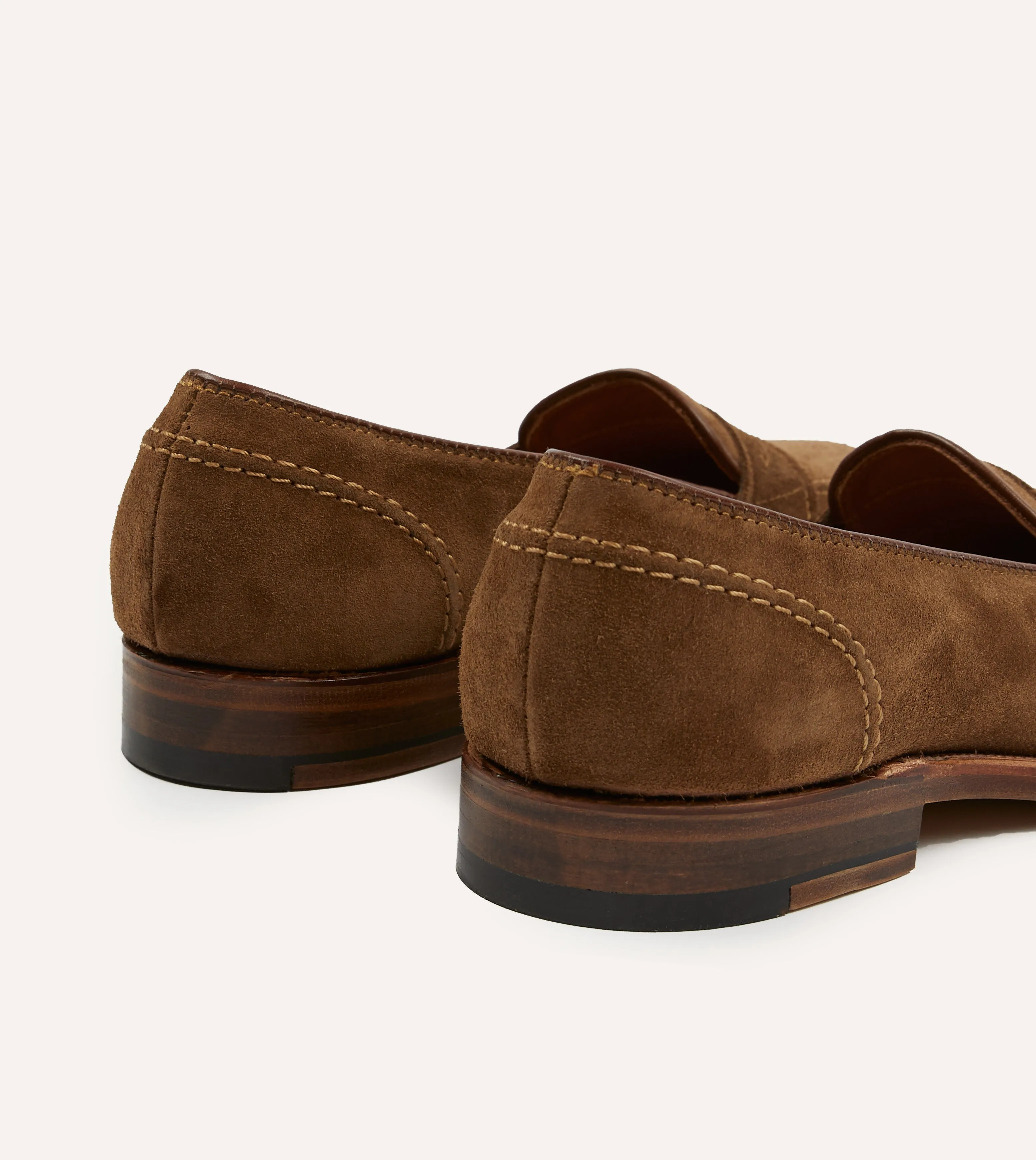 Alden Snuff Suede Full Strap Loafer New Drop King Walk