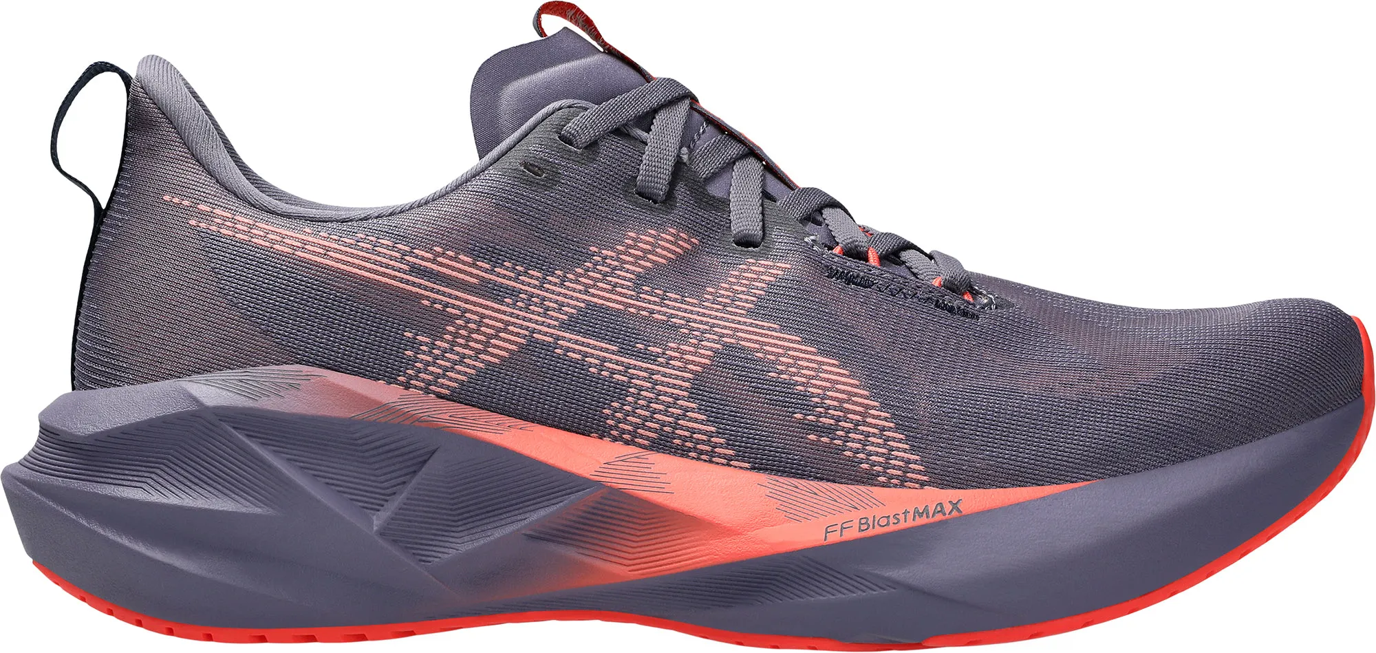 Lace Up quick dry Asics NovaBlast 5 Mens Running Shoes - Purple