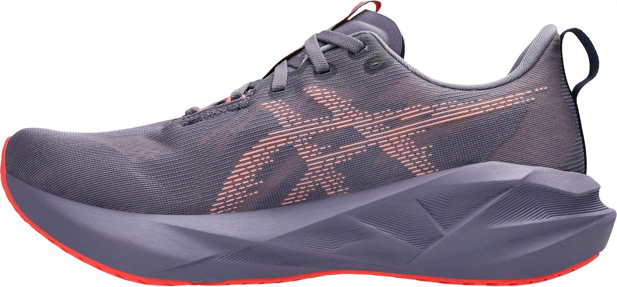 Asics NovaBlast 5 Mens Running Shoes - Purple Functional Clear Glow