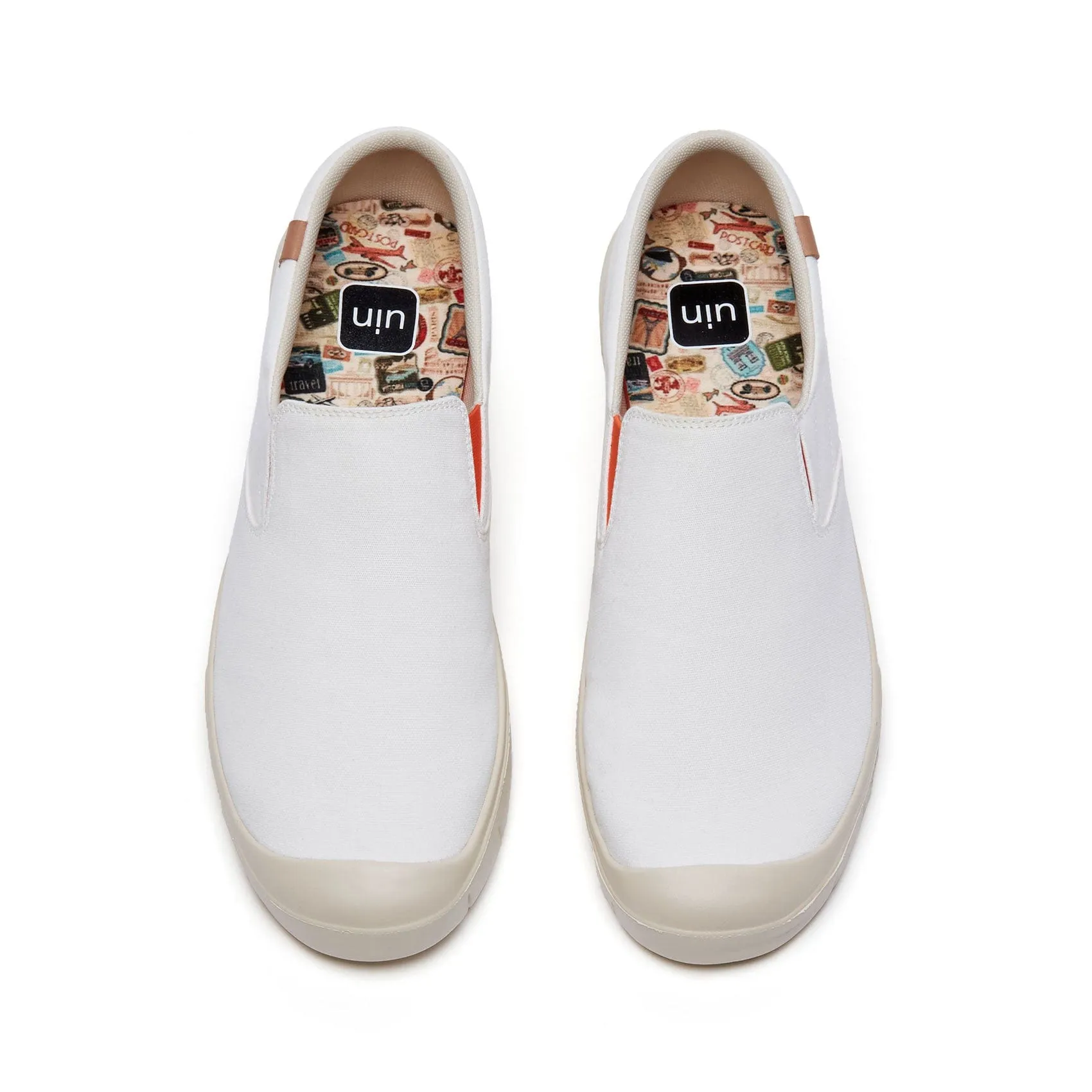 Stretchable Mesh Pure White Canvas Cadiz I Men