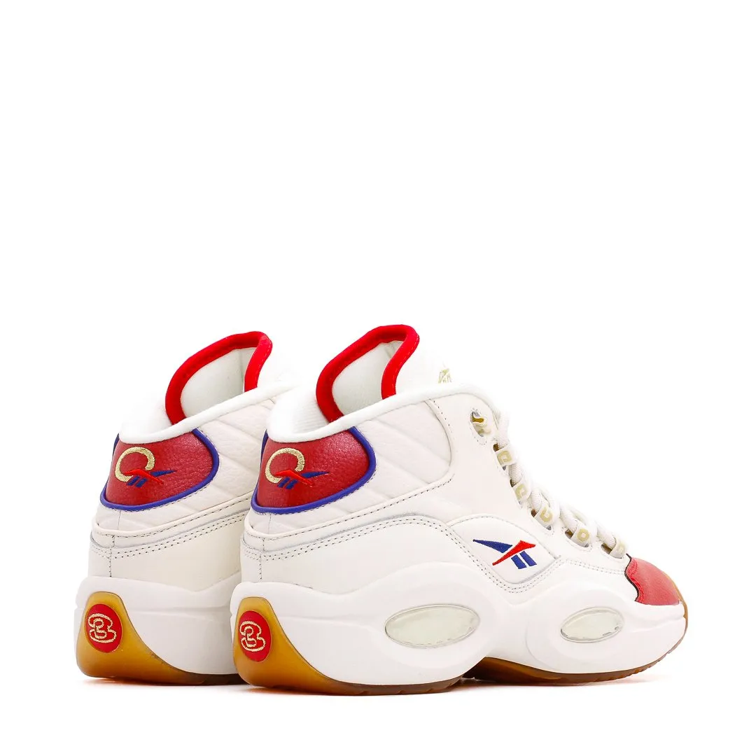 Reebok Classics Basketball Men Question Mid Allen Iverson White Red Blue GZ7099 Active Lifestyle