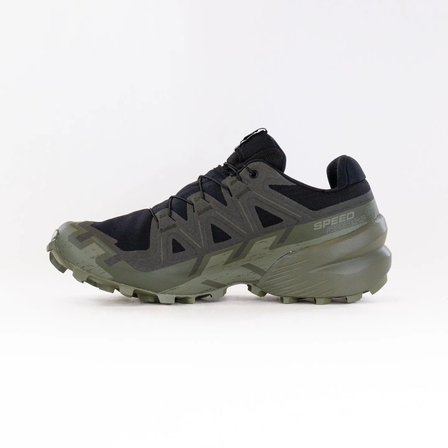 SALOMON SPEEDCROSS 6 GTX (Men's) - Black/Peat/Green High Performance Sturdy sole