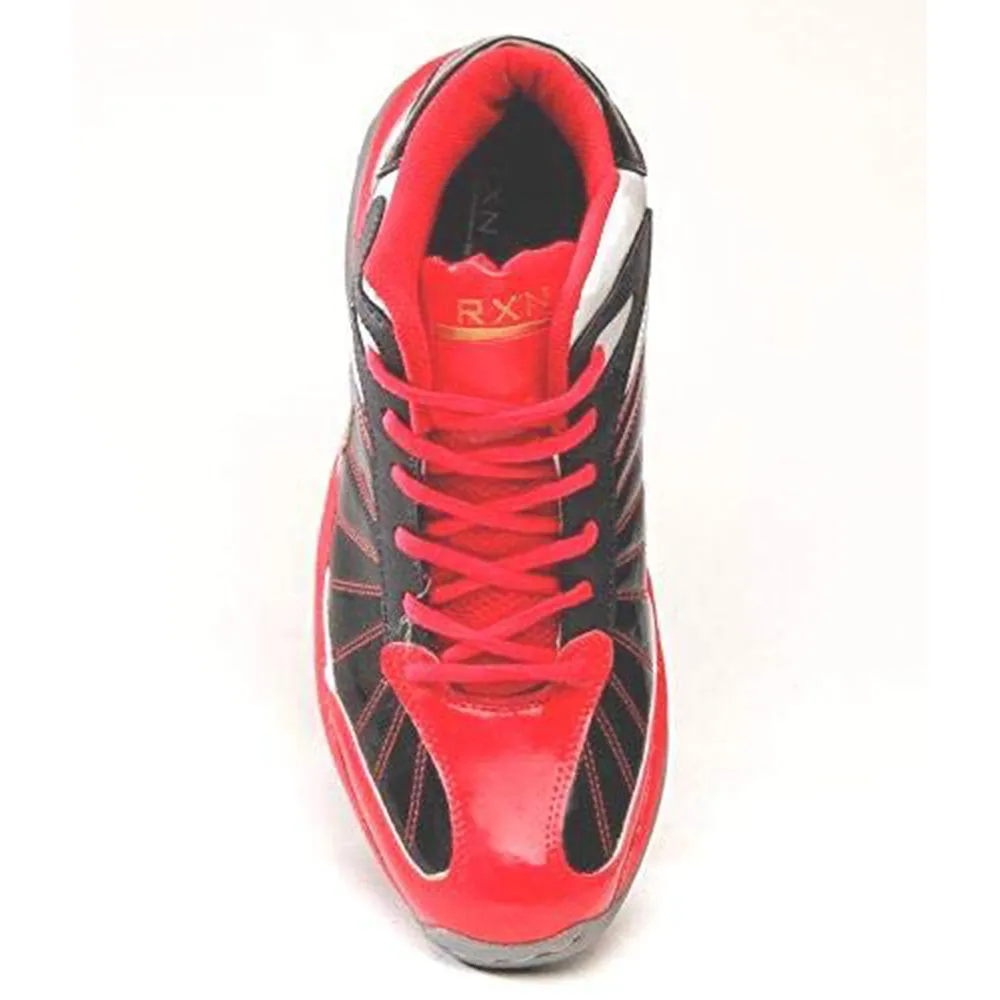 RXN Double Dribble Basketball Shoes (Red/Black) Orthotic Friendly Footbed Traction Outsole