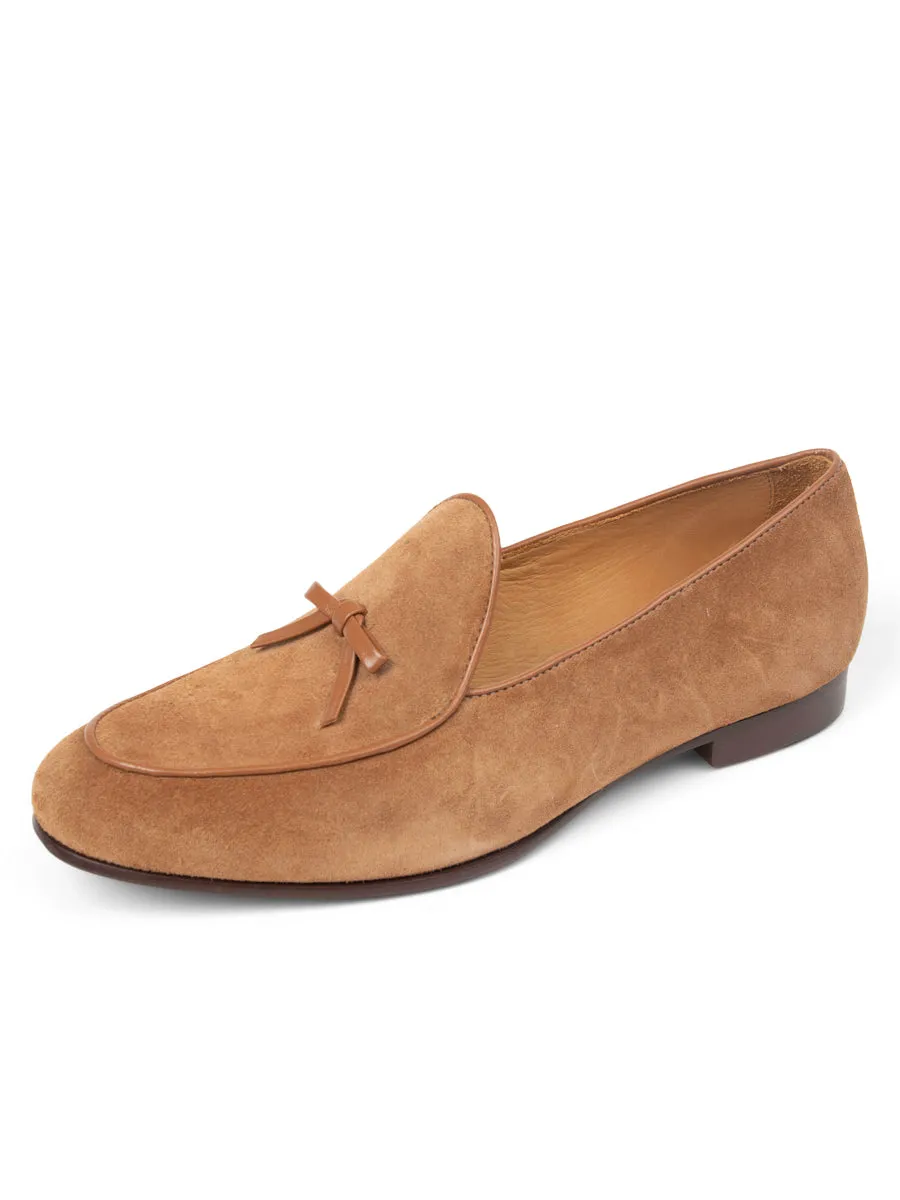 Coco Belgian Loafer Satin Glow