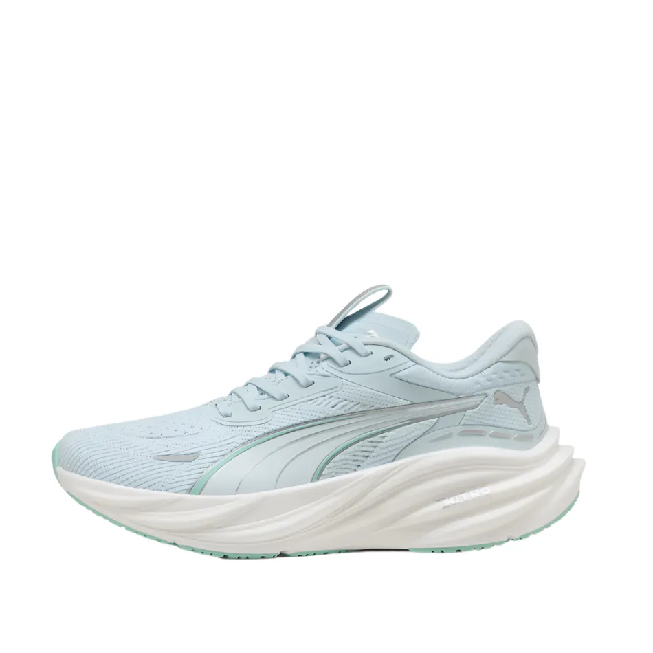 fitness sneakers PUMA Women's Magnify NITRO 3 Running Shoes in Sea Glass/Mint Melt AW25