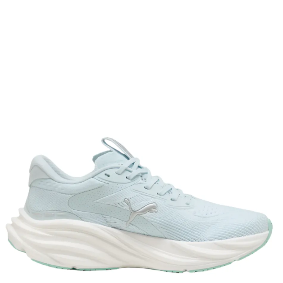 Flex Grip PUMA Women's Magnify NITRO 3 Running Shoes in Sea Glass/Mint Melt AW25