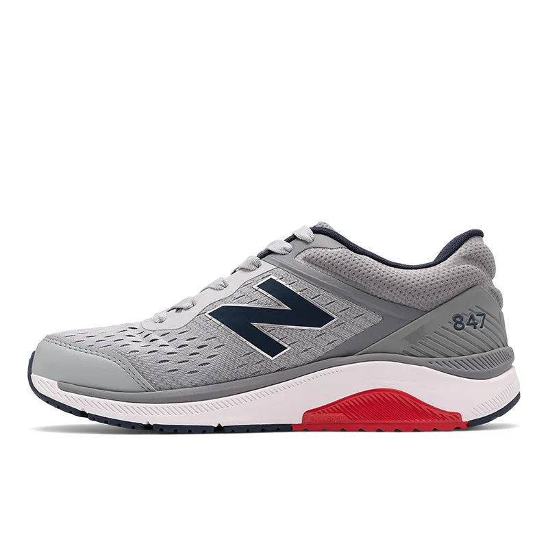847v4 - Silver Mink with Gunmetal - Men's medium width wet environment
