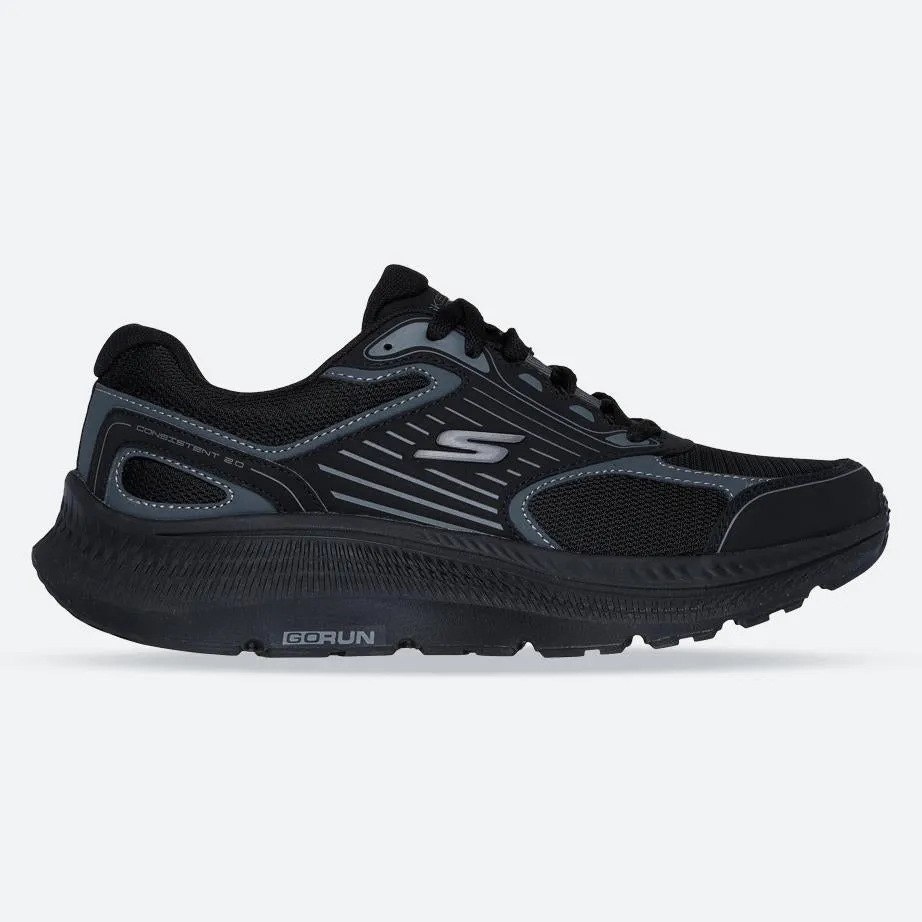 Cross Road Ocean Walk Men's Wide Fit Skechers 220866WW Go Run Consistent 2.0 Running Sneakers - Goga Mat