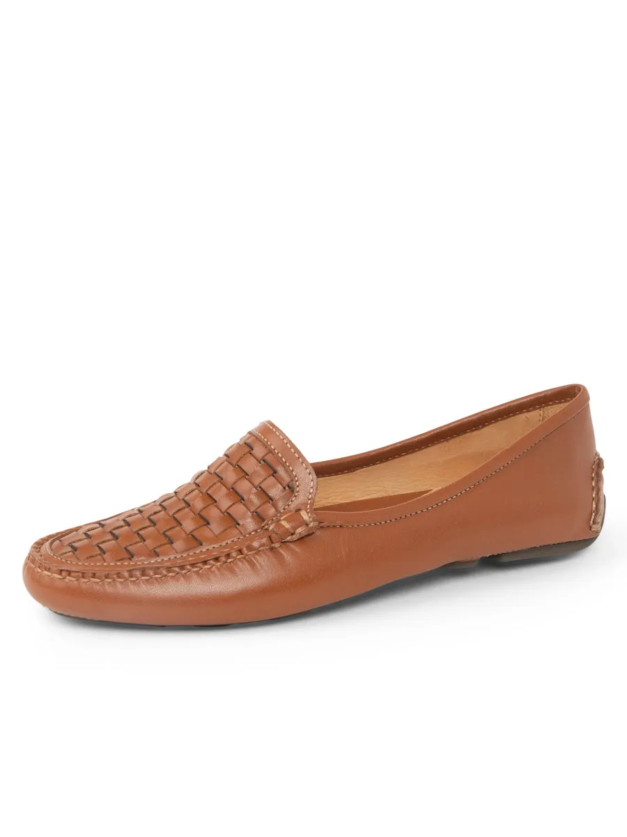 Block Walk Training Mode Kelly Woven Driving Moccasin