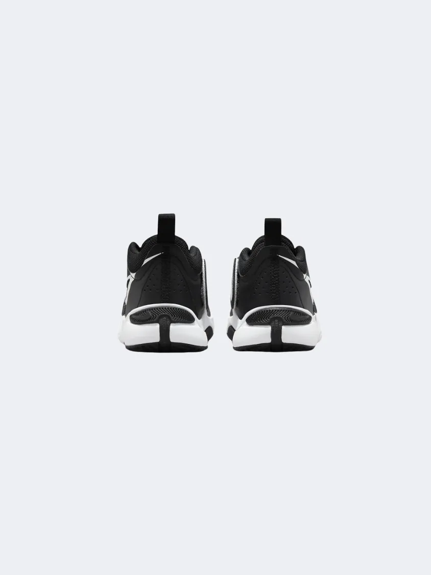Bold Look Torque Control Bridge Nike Team Hustle D11 Ps-Boys Basketball Shoes Black/White