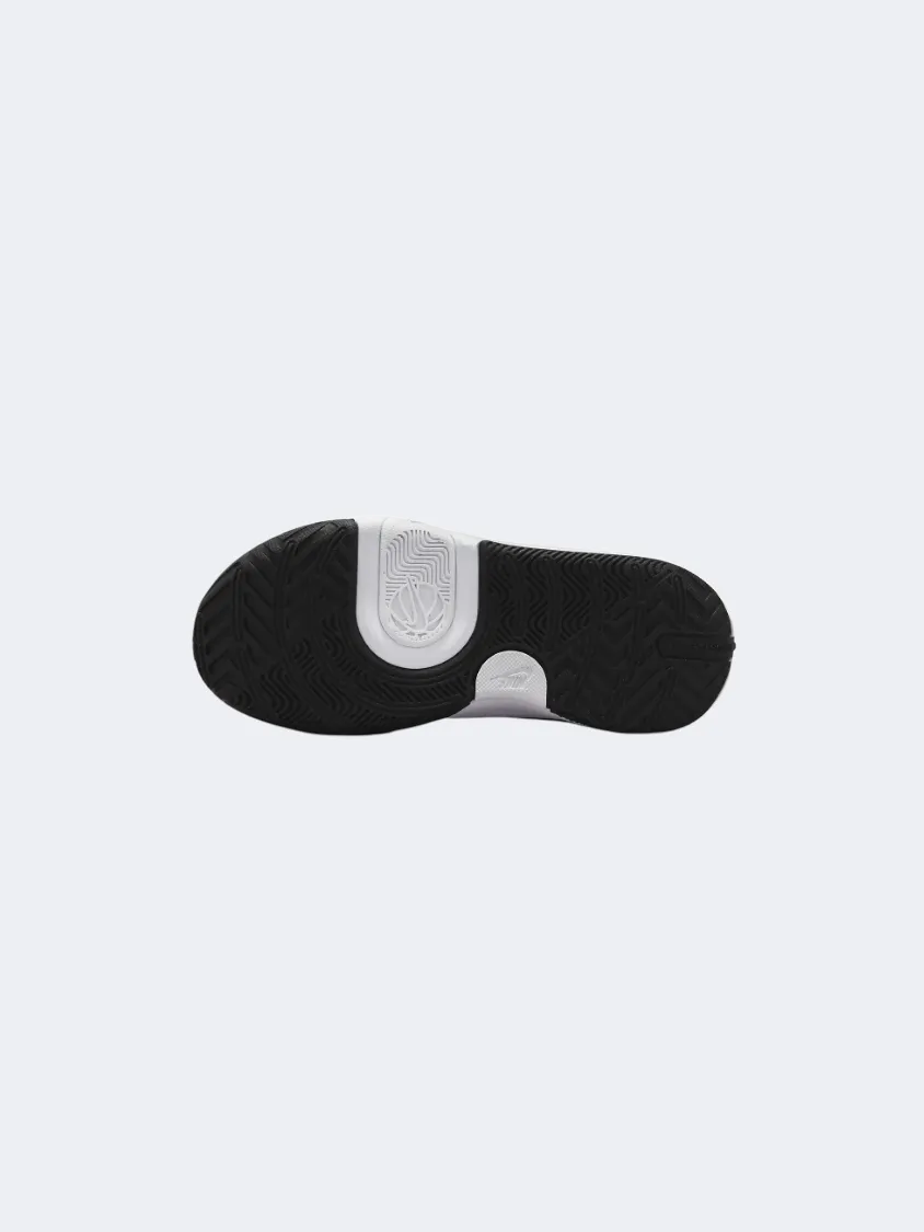Lightweight Midsole Technology Orthopedic Insole Compatibility Nike Team Hustle D11 Ps-Boys Basketball Shoes Black/White