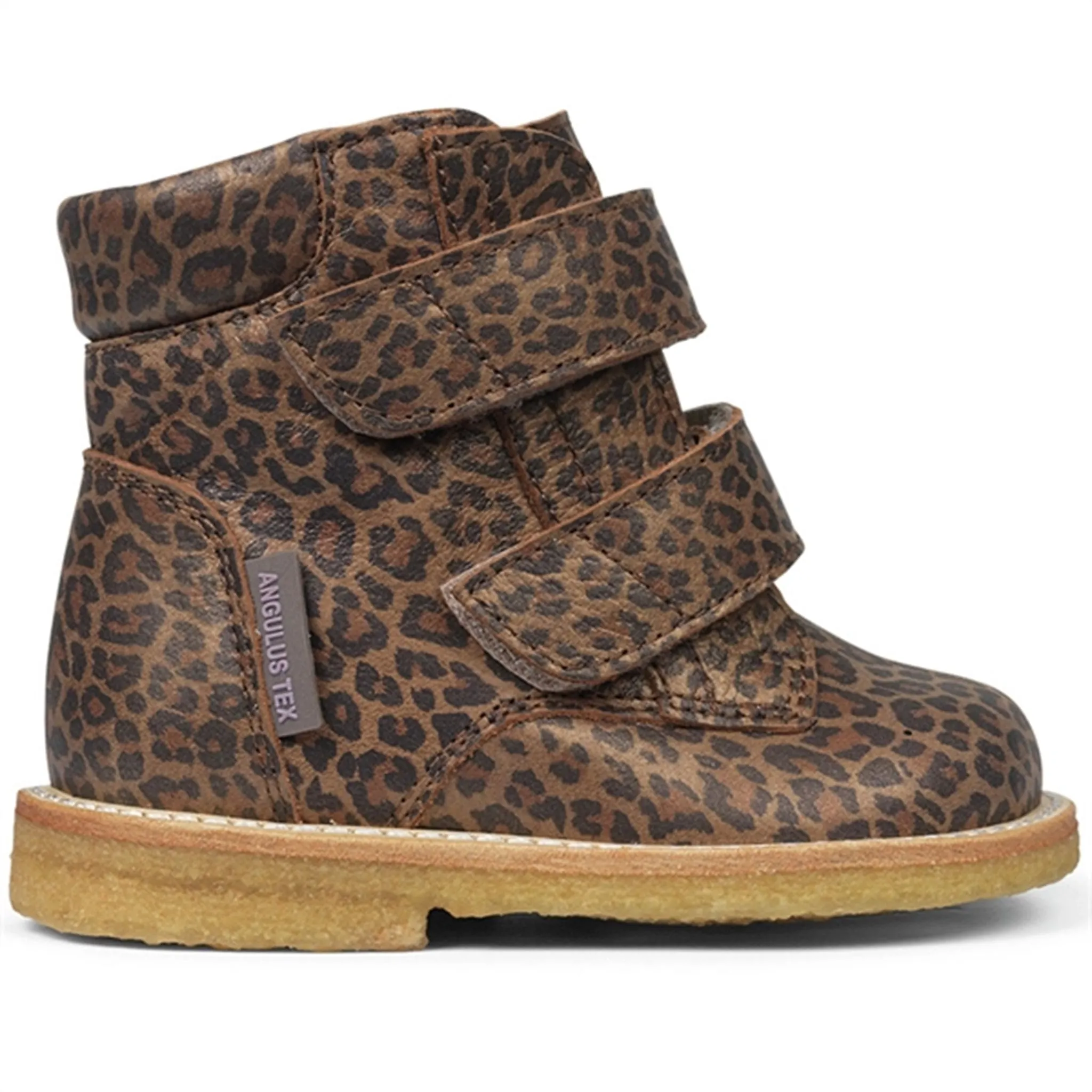 Angulus Beginner Tex-Boots w Velcro Brown Leo Chilly Walk